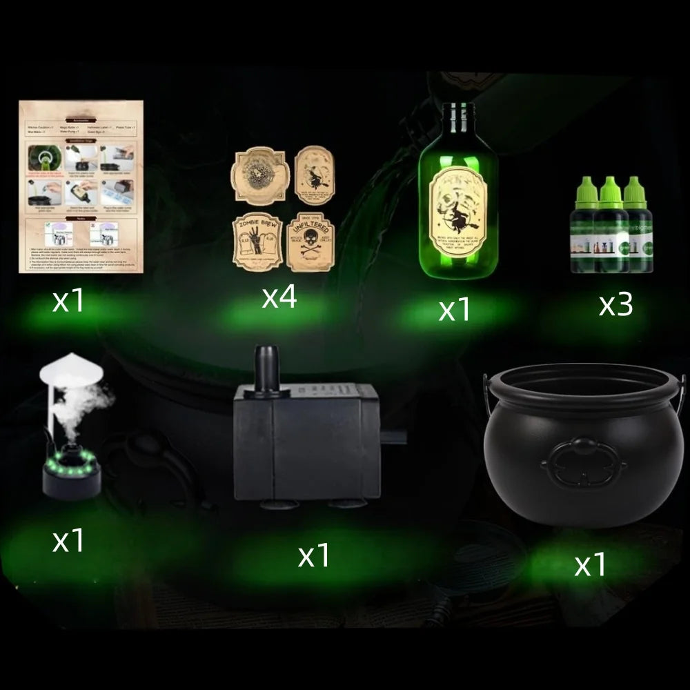 Enchanting Black Witch Cauldron