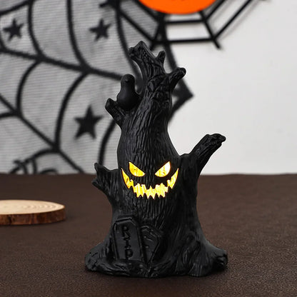 Haunted Ghost Face Tree Light