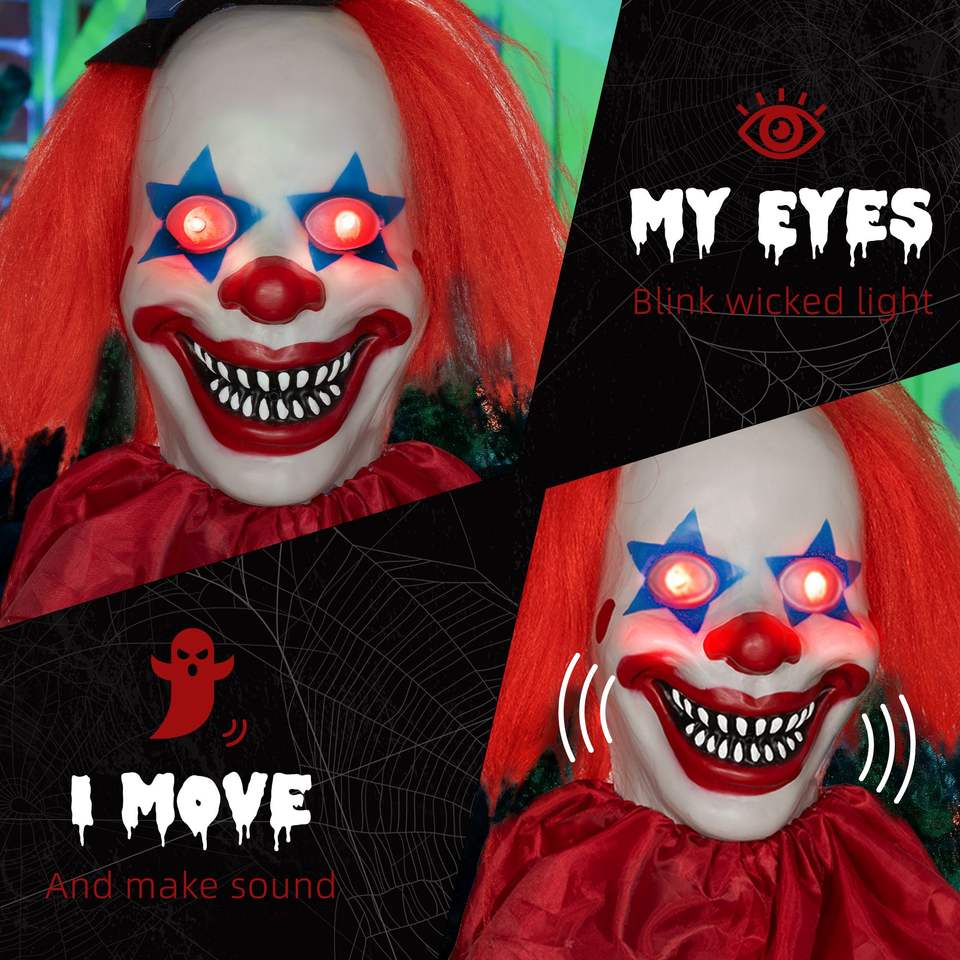 Chilling Clown Animatronic
