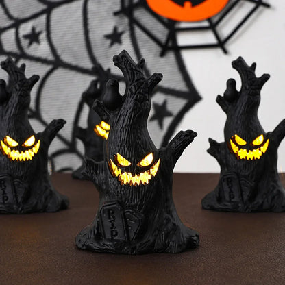 Haunted Ghost Face Tree Light