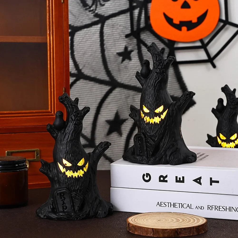 Haunted Ghost Face Tree Light